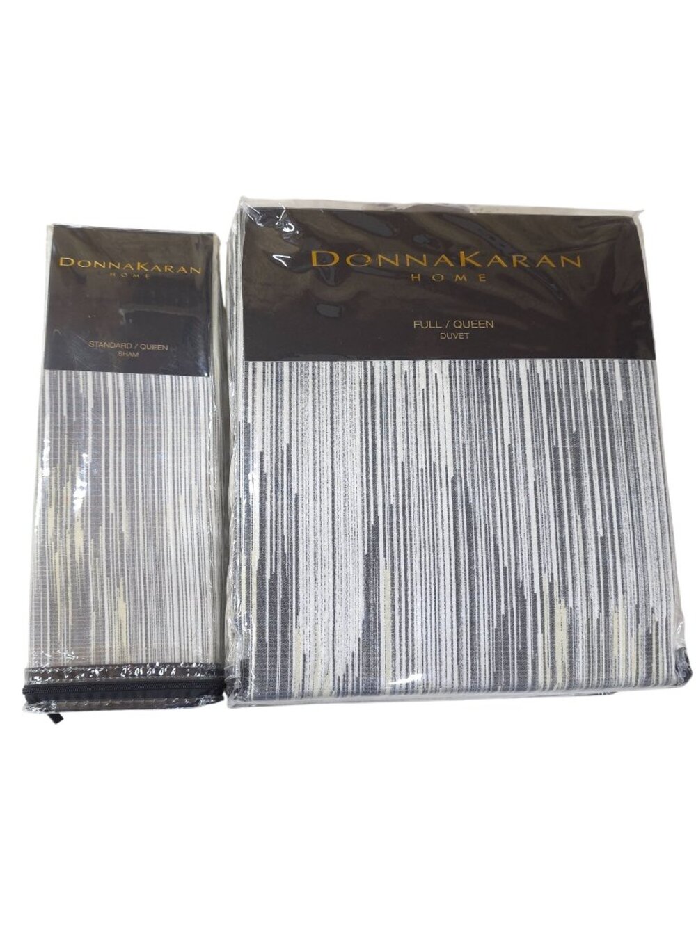 Donna Karan Home Ember Collection Full/Queen Duvet Cover & 1 Standard/Queen Sham